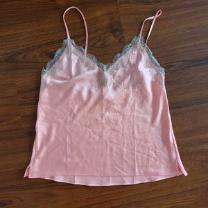 Victoria's Secret peach sexy lace detail top